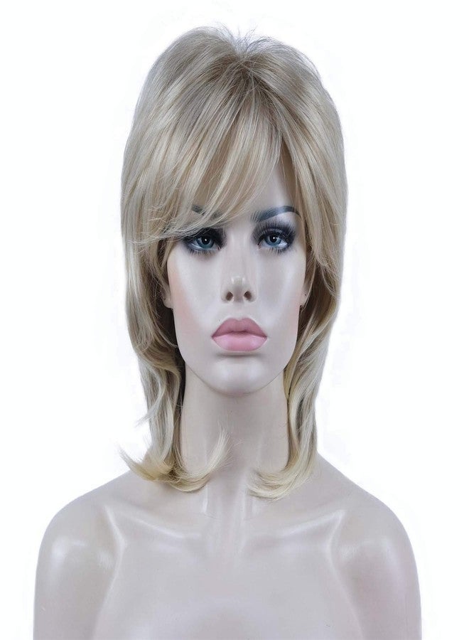 Aimole Soft Shaggy Layered Wig Medium Length Synthetic Hair Women Wigs (15BT613) - Image 1